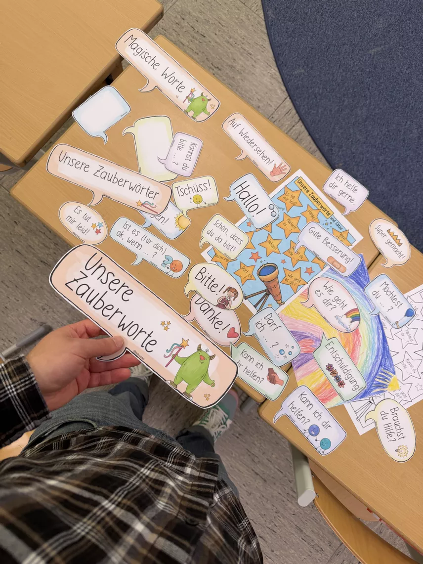 Bild in der Beschreibung des Unterrichtsmaterials Magische Worte ⭐️ / Unsere Zauberwörter / Zauberworte - PAKET Soziales Miteinander von Doodleteacher #3