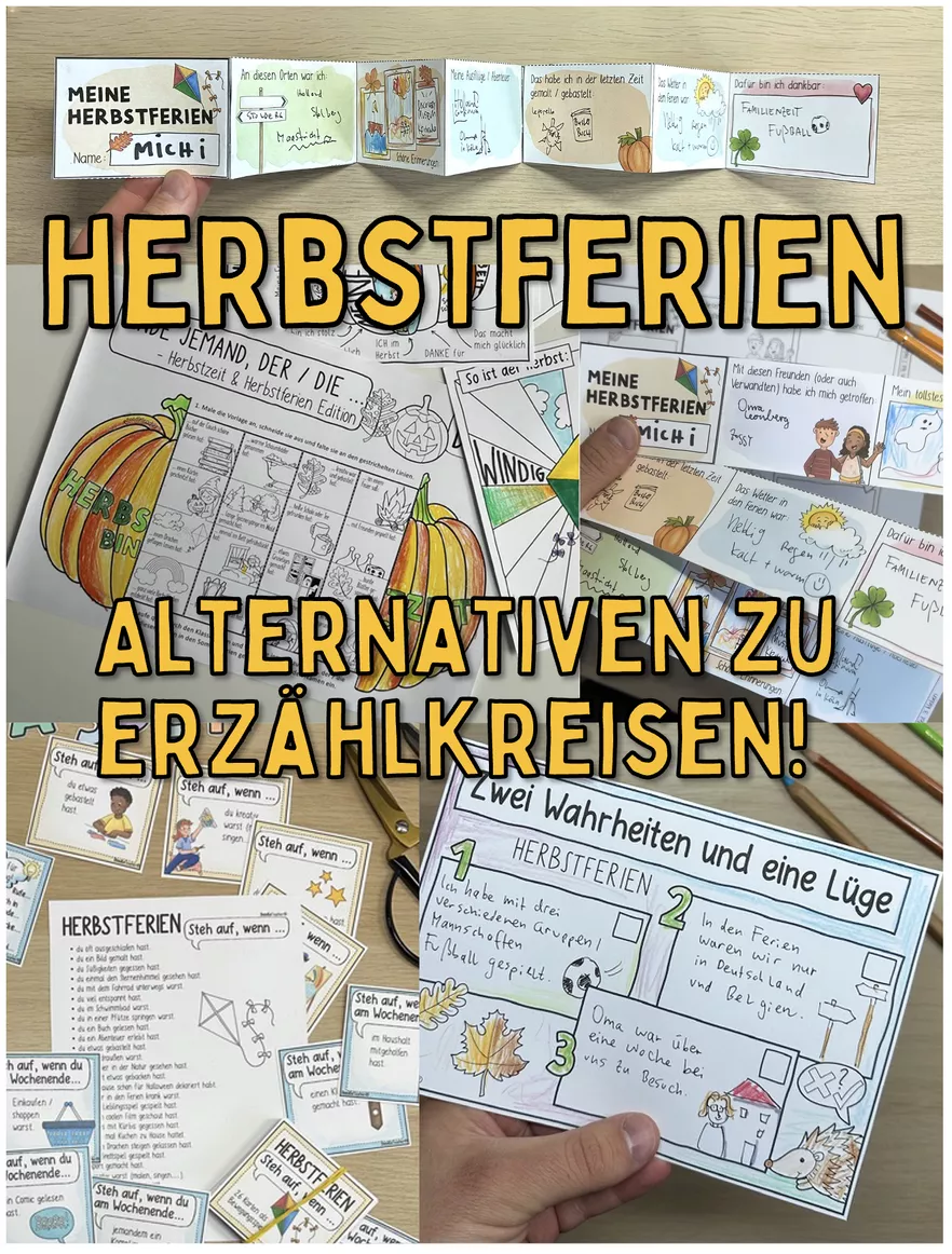 Bild in der Beschreibung des Unterrichtsmaterials Herbstferien - PAKET Alternative zu Erzählkreisen von Doodleteacher #1