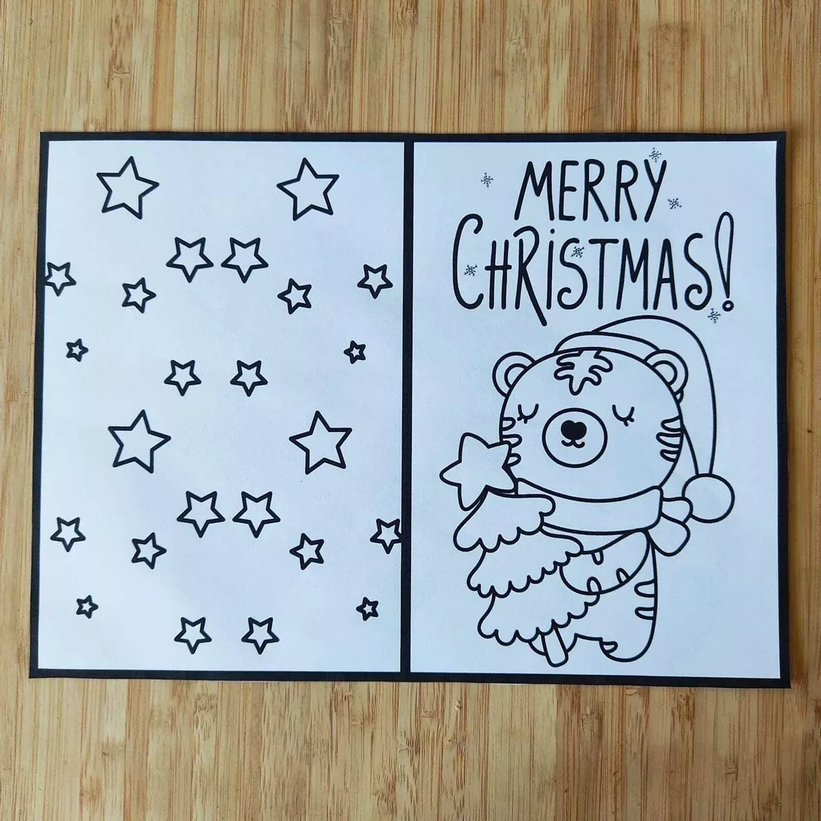 Bild in der Beschreibung des Unterrichtsmaterials Pinta y Decora tus postales de Navidad von Learn and Play #2