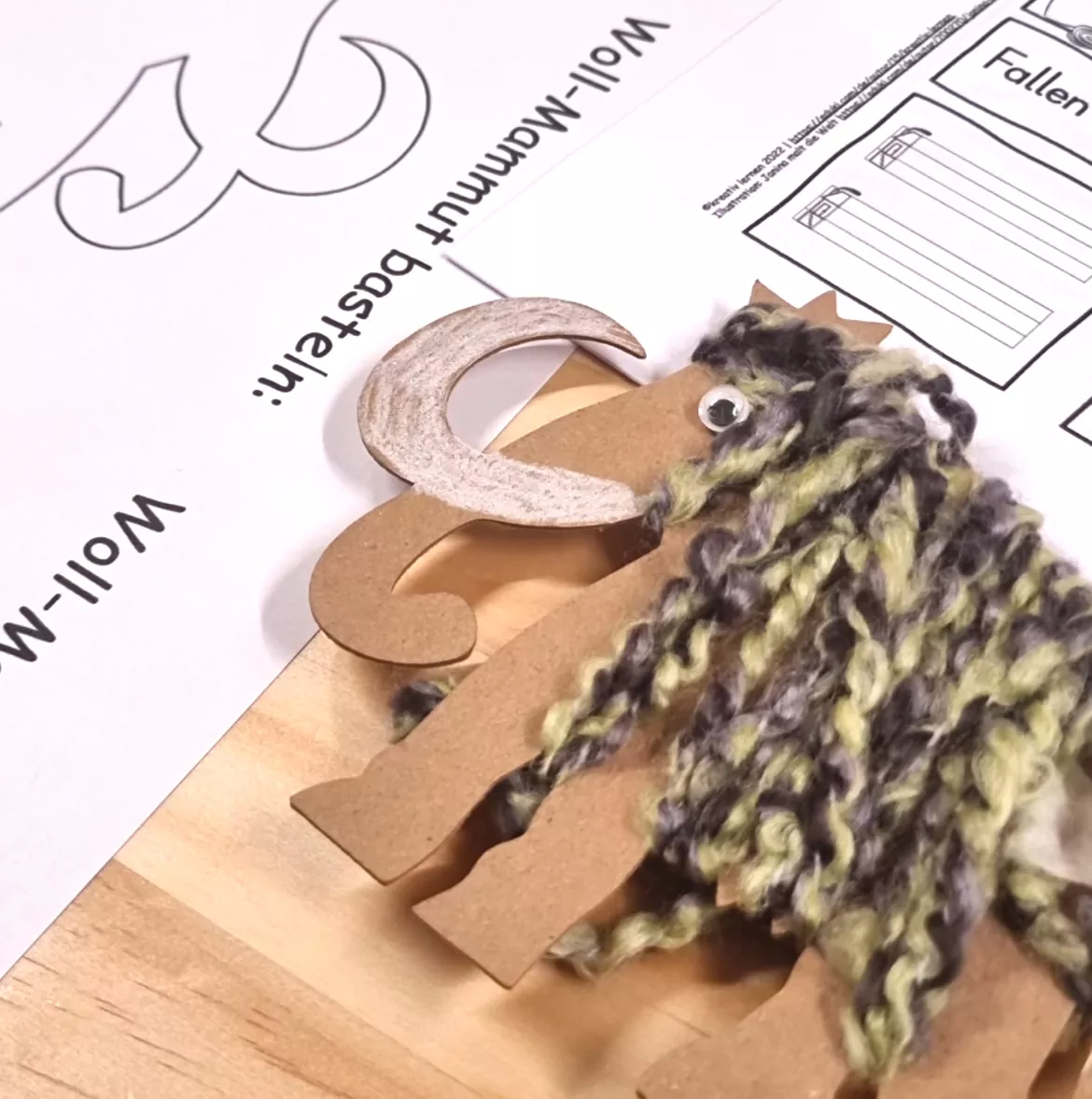 Bild in der Beschreibung des Unterrichtsmaterials Steinzeit Materialpaket Klasse 1-2-3 von kreativ lernen #4