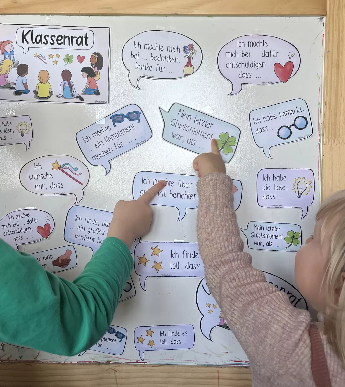 Bild in der Beschreibung des Unterrichtsmaterials Klassenrat 🏫👩🏻⚖️ - Materialpaket für die Grundschule / Unterstufe Konflikte Soziales Rat #demokratiestärken von Doodleteacher #4