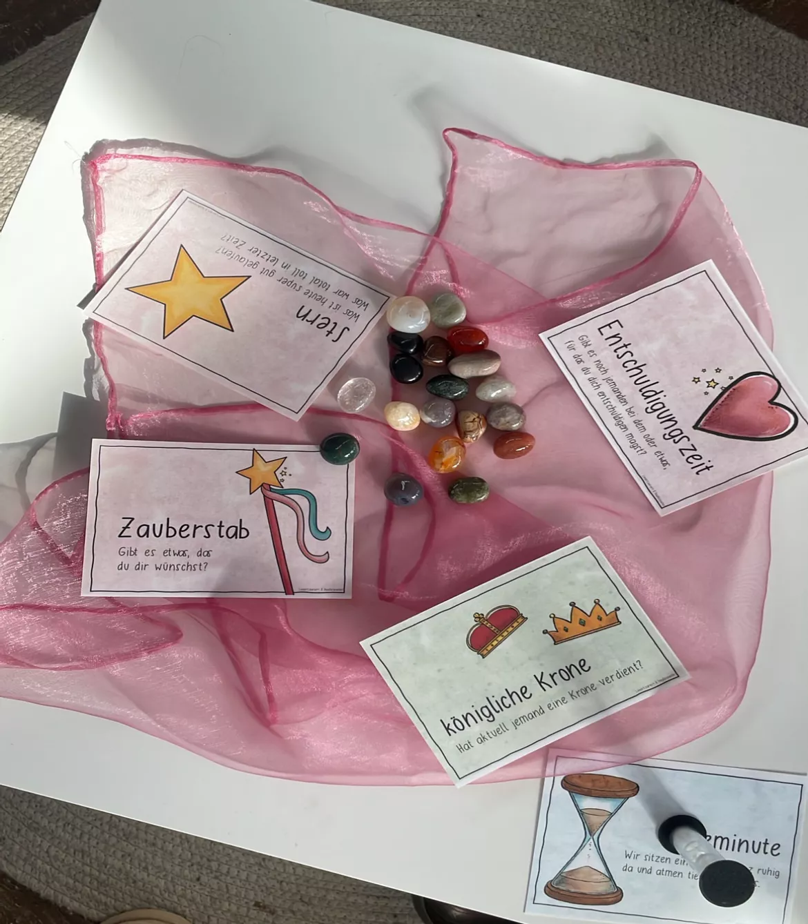 Bild in der Beschreibung des Unterrichtsmaterials Abschlusskreis Ritual - Gesprächskarten Erzählkreis / Morgenkreis von Doodleteacher #2