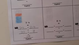 Bild in der Beschreibung des Unterrichtsmaterials Malaufgaben aus Kernaufgaben "bauen", Reihen 3 und 4 von Mathekiste #3