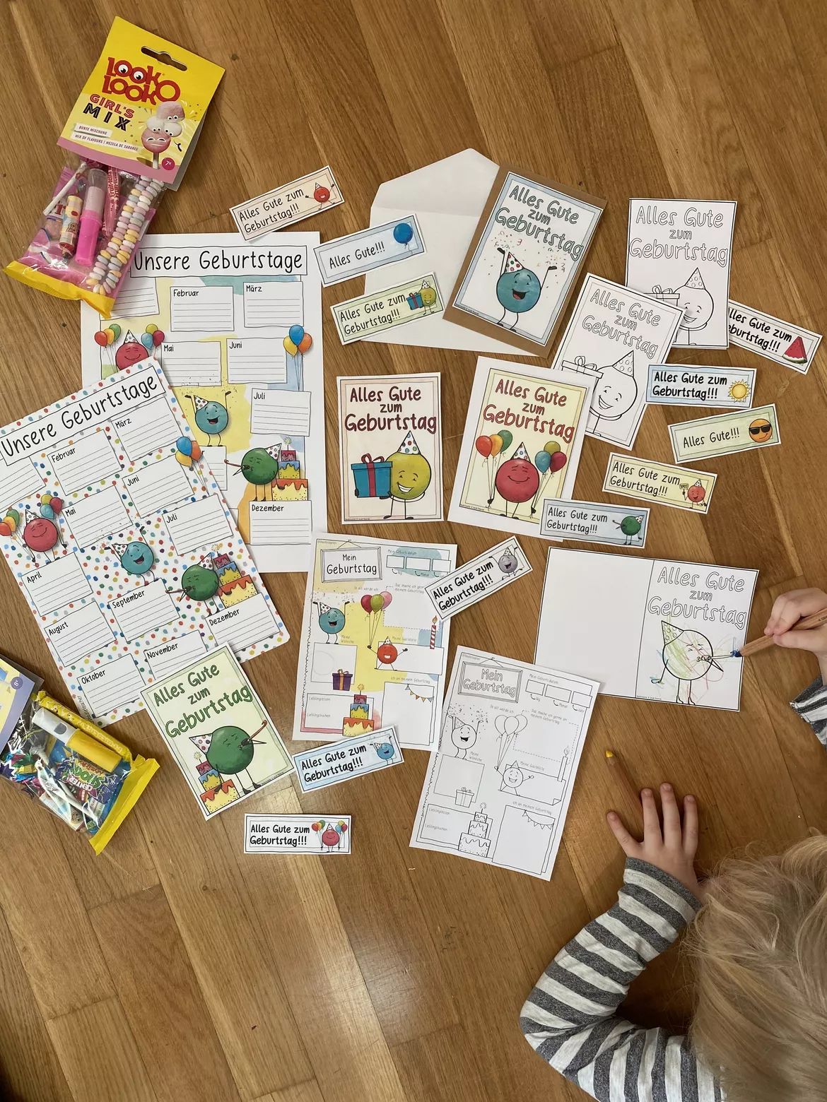 Bild in der Beschreibung des Unterrichtsmaterials Geburtstag PAKET 🎉 / Geburtstage in der Schule / Ideen von Doodleteacher #1