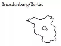 Bild in der Beschreibung des Unterrichtsmaterials Puzzle-Vorlagen zu den Bundesländern + 2 Lernzielkontrollen (Deutschland, Landeshauptstädte) von abc shop #1