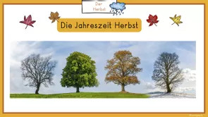 Bild in der Beschreibung des Unterrichtsmaterials Materialpaket Herbst Selbstlernheft + Digitale Tafel. Klasse 1, Klasse 2. Sachunterricht, Deutsch von LernTagebuch #1