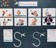 Bild in der Beschreibung des Unterrichtsmaterials Buchstabeneinführung S mit Tafelmaterial & Arbeitsblätter von Klassengezwitscher #2
