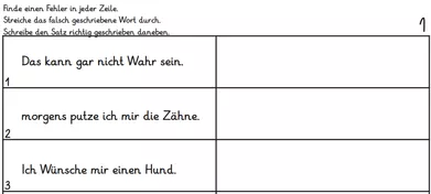 Bild in der Beschreibung des Unterrichtsmaterials Finde den Fehler! Groß- und Kleinschreibung (10 ABs, Systematischer Rechtschreibunterricht) von abc shop #1