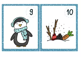 Bild in der Beschreibung des Unterrichtsmaterials Zahlenspaziergang, Rechenspaziergang Winter Zahlenraum 10, Rechnen Klasse 1 und Vorschule von LernTagebuch #2