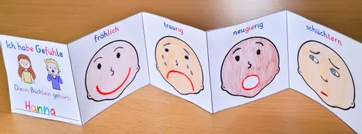 Bild in der Beschreibung des Unterrichtsmaterials Gefühle und Emotionen malen LEPORELLO Grundschule von Helles Köpfchen #1