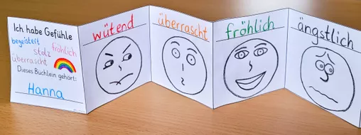 Bild in der Beschreibung des Unterrichtsmaterials Gefühle und Emotionen malen LEPORELLO Grundschule von Helles Köpfchen #2