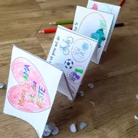 Bild in der Beschreibung des Unterrichtsmaterials Leporello zum Muttertag - Muttertagsgeschenk von FreuleinBerg #4