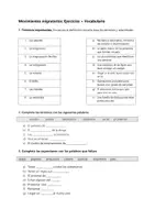 Vorschau - Arbeitsblätter - Movimientos migratorios - Ejercicios + Vocabulario - Deckblatt
