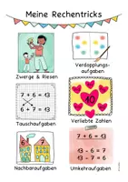 Vorschau - Arbeitsblätter - Poster Rechentricks - Seite 1