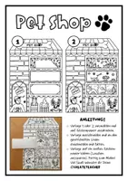 Vorschau - Unterrichtsreihen - Pet shop (Haustiere zeichnen!) - Deckblatt