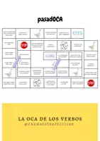 Vista previa - Juegos / Gamificación - La oca de los verbos - Portada