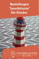 Vorschau - Mal- und Bastelvorlagen - Bastelbogen "Leuchtturm" für Kinder - Deckblatt