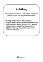 Vorschau - Fördermaterial/Inklusion - Materialpaket: Menge 10 - Klammerkarten zum Feiern von Festen - Seite 1