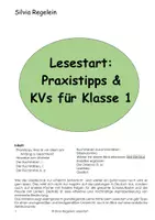 Vorschau - Stundenentwürfe - Lesestart: Praxistipps & KVs für Klasse 1 - Deckblatt