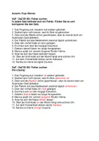 Vorschau - Arbeitsblätter - DaF DaZ B1B2 Fehlersuche - mit Lösung - Deckblatt