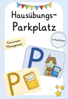 Vorschau - Poster - Hausübungsparkplatz (+ Elternheft) - Deckblatt