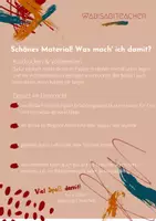 Vorschau - Fördermaterial/Inklusion - Eine Minute Achtsamkeit - Anleitung und 26 Prompts - Seite 1