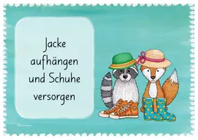 Vorschau - Präsentationen/Tafelbilder - Startklar in den Tag, Morgenroutine bildlich dargestellt - Seite 3