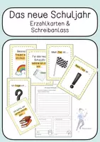Vorschau - Arbeitsblätter - Erzählkarten und Vorhaben für das neue Schuljahr - Deckblatt