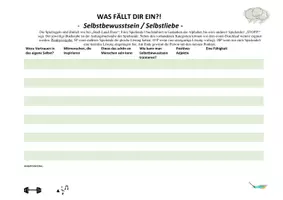 Vorschau - Spiele - Selbstvertrauen + Selbstliebe - eine spielerische Sensibilisierung - Deckblatt