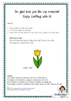 Vista previa - Manualidades / Dibujos para colorear - Classroom Printables Tulips Tulipanes - página 3