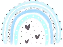 Vorschau - selbst erstellte Cliparts/Grafiken - Boho Regenbogen-Cliparts - zur individuellen Nutzung - Seite 2