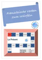 Vorschau - Spiele - Würfelspiel - Französische Verbkonjugation (Ende 2. Lernjahr) - Deckblatt