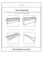 Vorschau - Arbeitsblätter - Die Orff-Instrumente: Flipbook + Interaktive PDF + Bildkarten + Suchsel - Seite 3