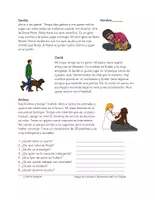Vista previa - Tarjetas / Manipulativos - 5 Lecturas Españoles Paquete (-30%) Nivel A1/A2 - página 1