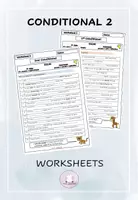 Vorschau - Arbeitsblätter - Second Conditional (if-clause Type 2) Worksheets - Deckblatt