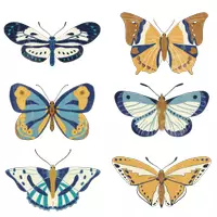 Vorschau - selbst erstellte Cliparts/Grafiken - Digitale Sticker für digitale Kalender/Lobsticker: Schmetterlinge - Seite 3