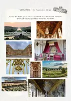 Vorschau - Unterrichtsreihen - Schloss Versailles und das Leben am Hofe - Deckblatt