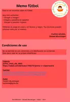Vista previa - Juegos / Gamificación - Memo fútbol - español e inglés - página 1