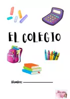 Vista previa - Hojas de trabajo - CUADERNO ACTIVIDADES VUELTA AL COLEGIO - Portada