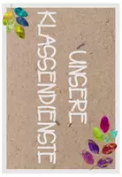 Vorschau - Anderer Materialtyp - Klassendienste - klassisches, florales Design (runde Kärtchen) - Seite 1