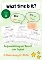 Vorschau - Arbeitsblätter - Zeiten im Englischunterricht - Deckblatt