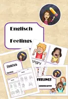 Vorschau - Arbeitsblätter - Feelings Paket-Klammerkarten-Flash-Cards-Arbeitsblätter - Deckblatt