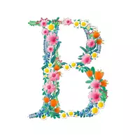 Vorschau - selbst erstellte Cliparts/Grafiken - Blumiges Alphabet - ABC-Cliparts mit Blumen im png-Format - Seite 3
