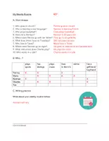 Vista previa - Tarjetas / Manipulativos - Hobbies English Reading (Lectura en inglés) - página 2