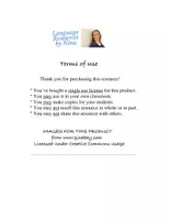 Vista previa - Tarjetas / Manipulativos - Hobbies English Reading (Lectura en inglés) - página 3