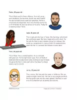 Vista previa - Tarjetas / Manipulativos - Describing People English Reading: Describir Personas Texto / Inglés - Portada