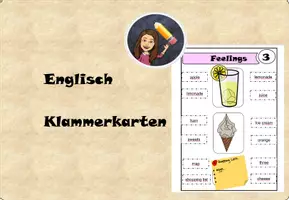 Vorschau - Spiele - Klammerkarten shopping Englisch Grundschule - Deckblatt