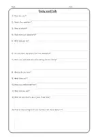 Vorschau - Arbeitsblätter - Daily small talk - ausfüllbare PDF auf 2 Niveaustufen - Seite 1