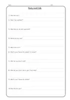 Vorschau - Arbeitsblätter - Daily small talk - ausfüllbare PDF auf 2 Niveaustufen - Deckblatt