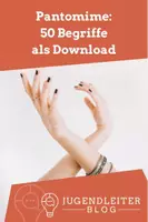 Vorschau - Spiele - Pantomime für Kinder: 50 Begriffe als Download - Deckblatt